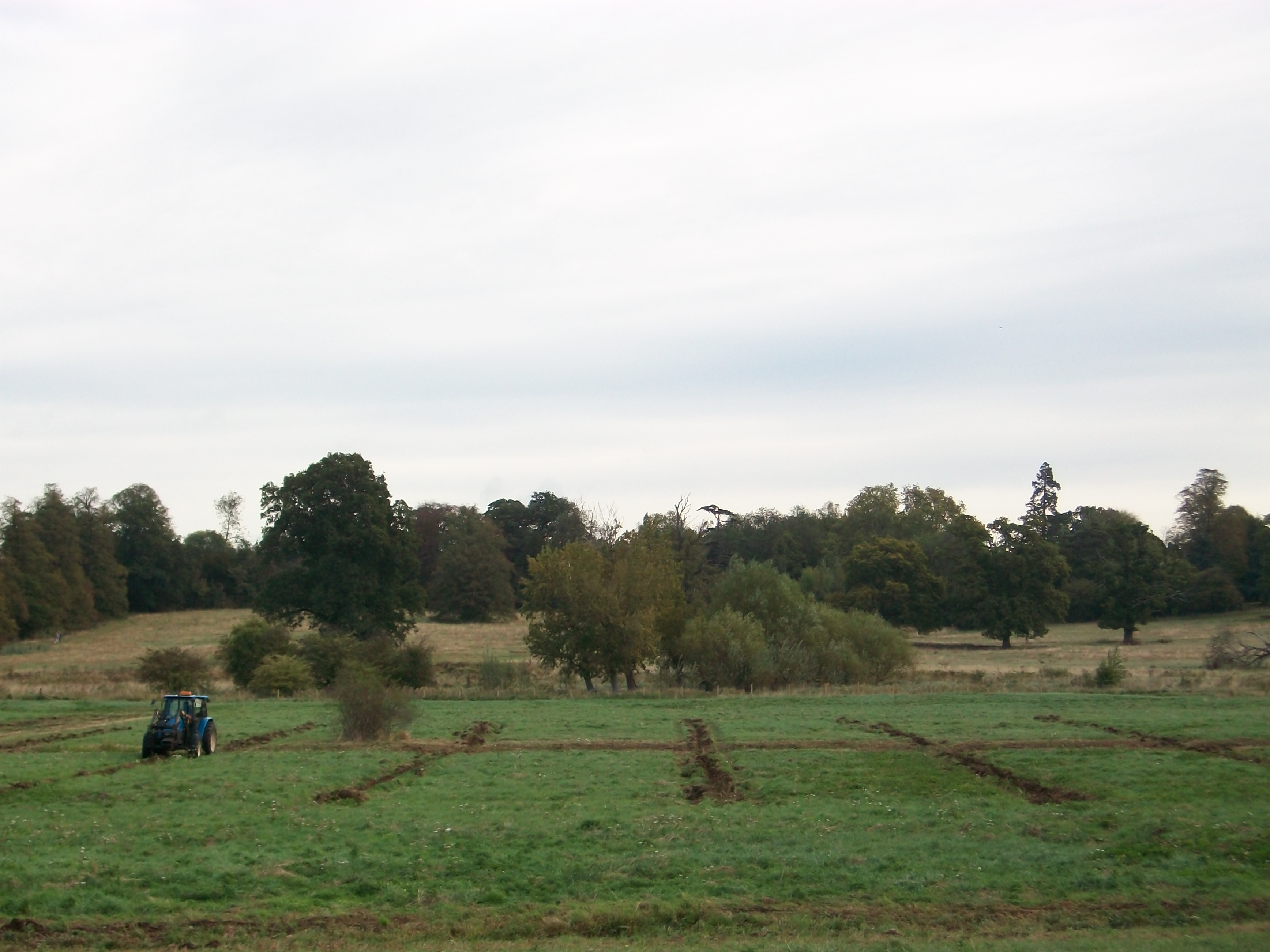 Image of a tractor in fields